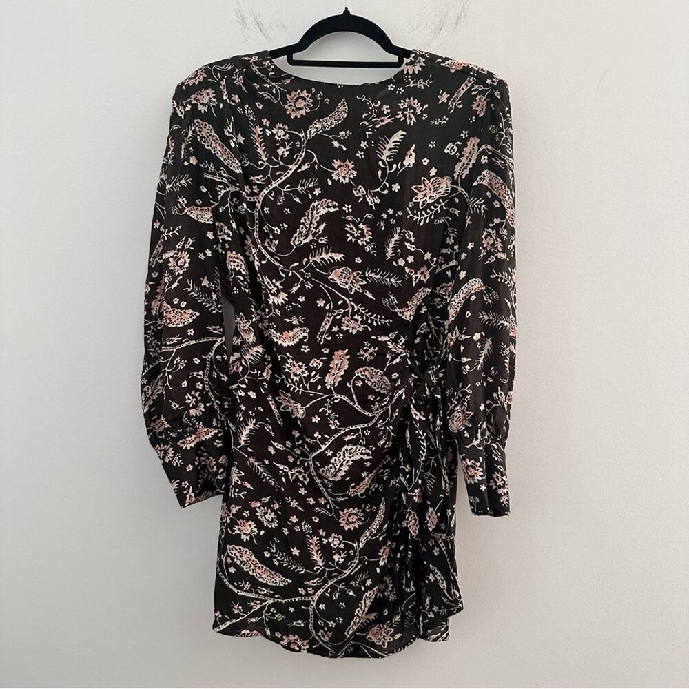 ba&sh Fall Floral Mini Dress Size Large